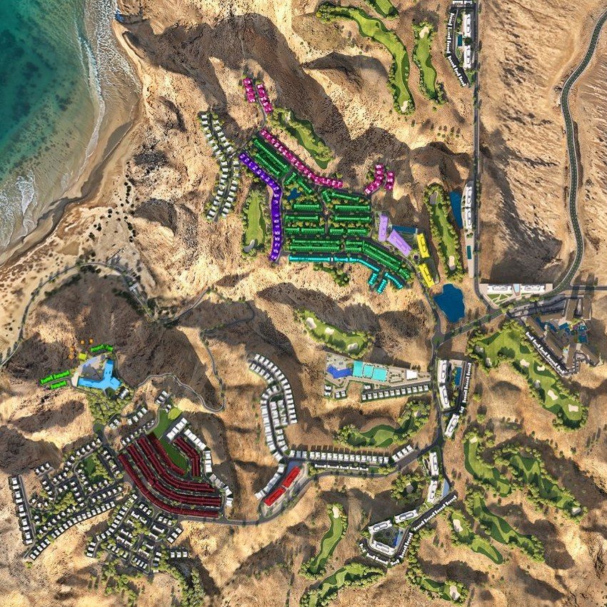 AIDA masterplan with project locations