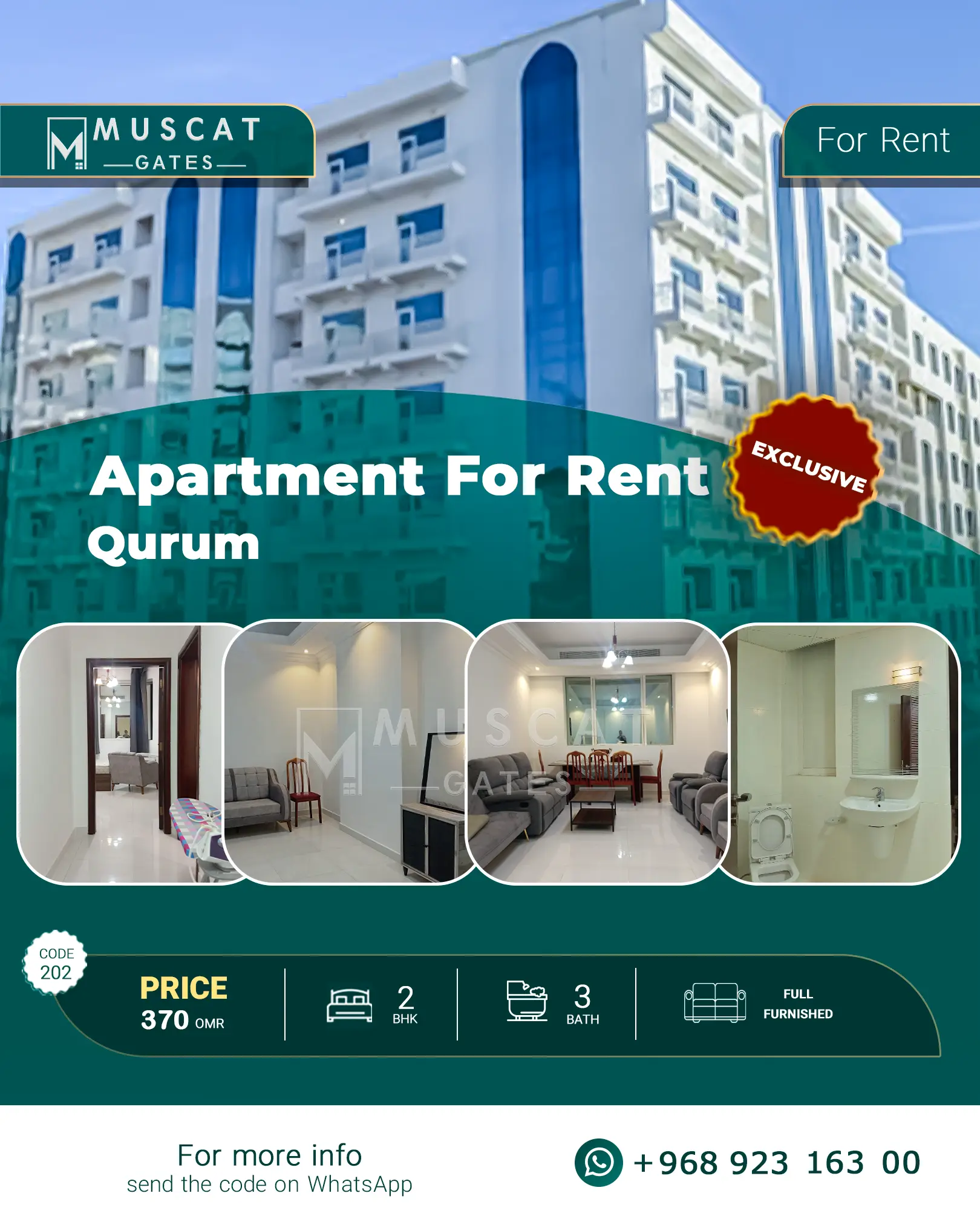 furnished apartment details in qurum