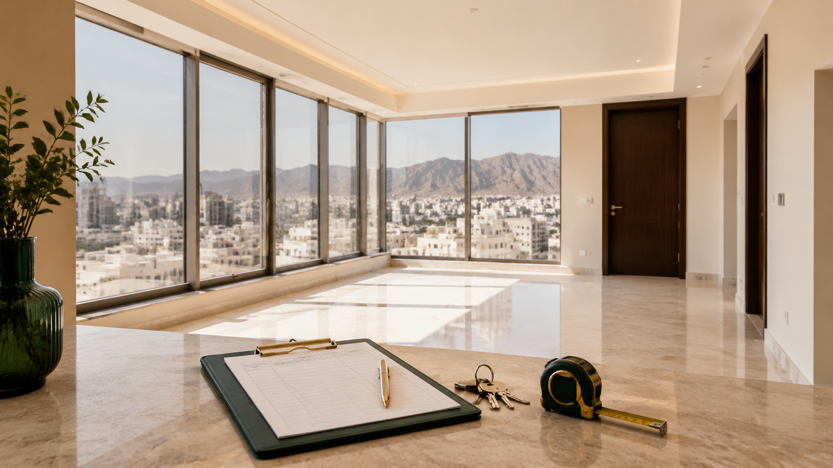 شقة viewing checklist in Muscat