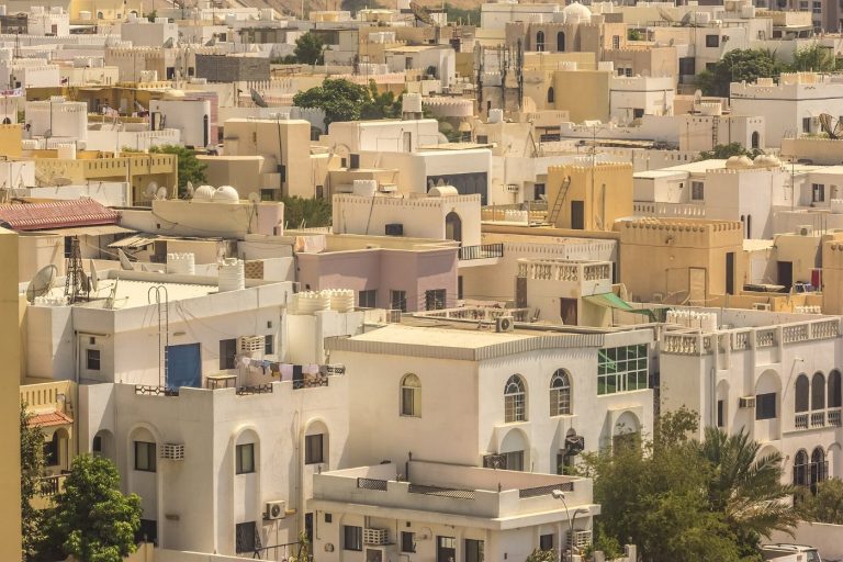 Street view in Al Khuwair, Muscat